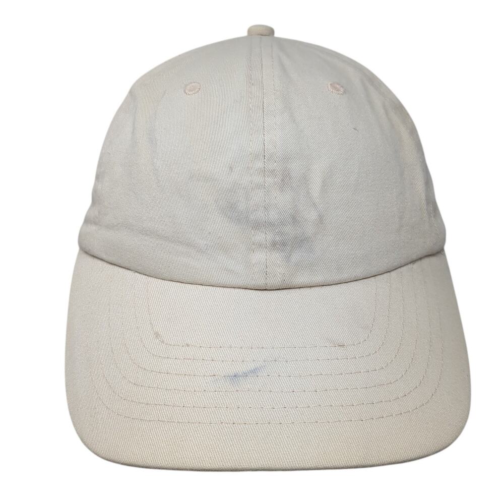 BDG Slideback Baseball Hat Beige One Size Casual Vent Holes Blank